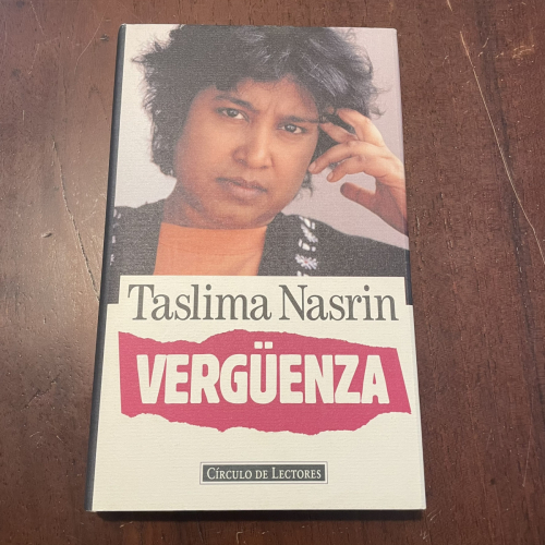 Portada del libro de Vergüenza