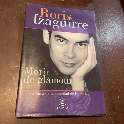 Portada del libro de Morir de glamour
