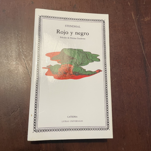 Portada del libro de Rojo y negro