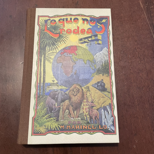 Portada del libro de Lo que nos rodea (Facsímil 1935)