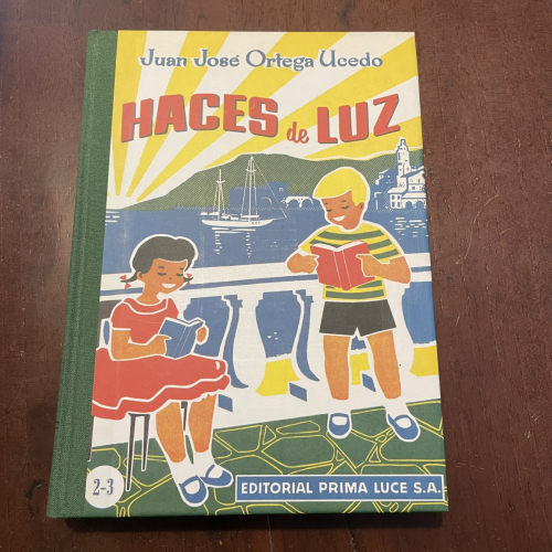 Portada del libro de Haces de luz (Facsímil 1958)