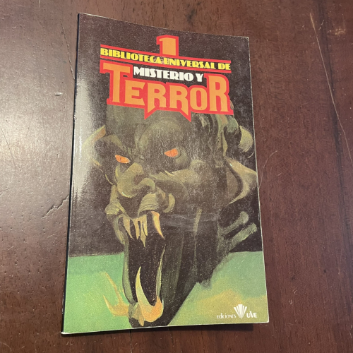 Portada del libro de Biblioteca de Misterio y Terror nº 1