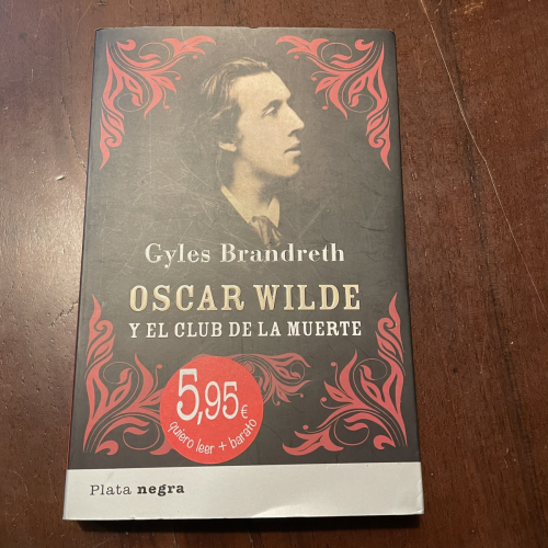 Portada del libro de Oscar Wilde y el club de la muerte