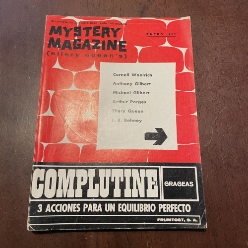 Portada del libro de Mystery Magazine Enero 1967