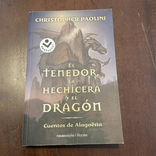 Portada del libro de El tenedor, la hechicera y el dragón