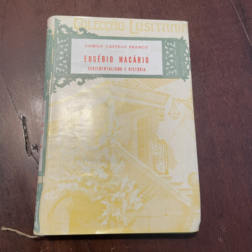 Portada del libro de Eusébio Macário (portugués)