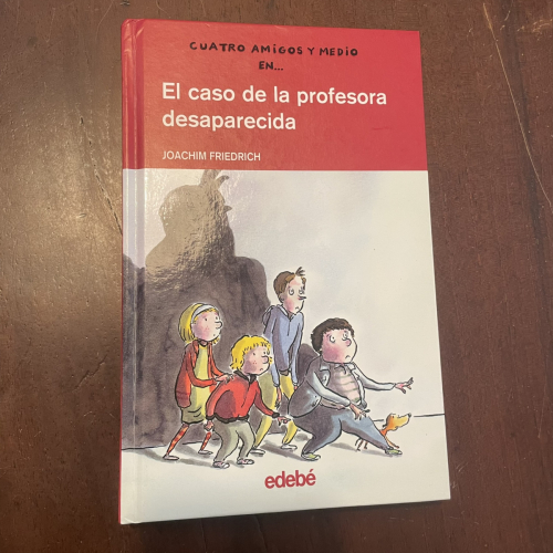 Portada del libro de El caso de la profesora desaparecida