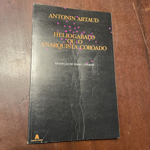 Portada del libro de Heliogabalo ou o anarquista coroado (portugués)