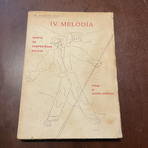 Portada del libro de IV melodía. Desfíe de campesiñada galega (galego)