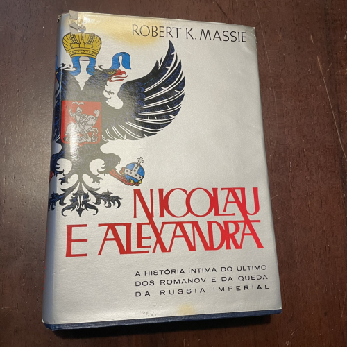 Portada del libro de Nicolau e Alexandra (portugués)