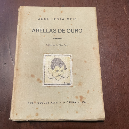 Portada del libro de Abellas de ouro (galego)