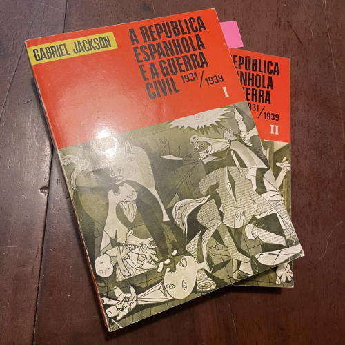 Portada del libro de A República Espanhola e a Guerra Civil 1931/1939 (portugués) 2 vols
