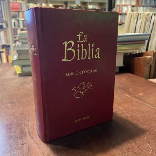 Portada del libro de La Biblia. Edición popular