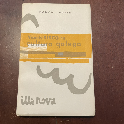 Portada del libro de Vicente Risco na cultura galega (galego)