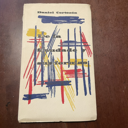 Portada del libro de De la Saudade y sus formas