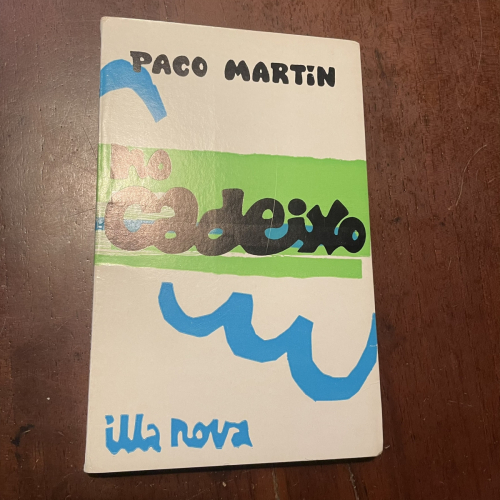Portada del libro de No cadeixo (galego)