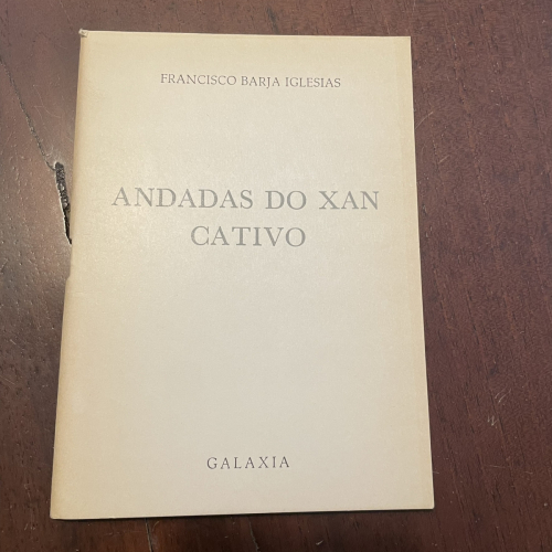 Portada del libro de Andadas so xan Cativo (galego)