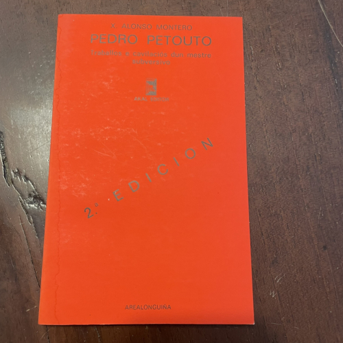 Portada del libro de Pedro Petouto (galego)