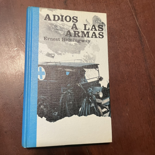 Portada del libro de Adiós a las armas