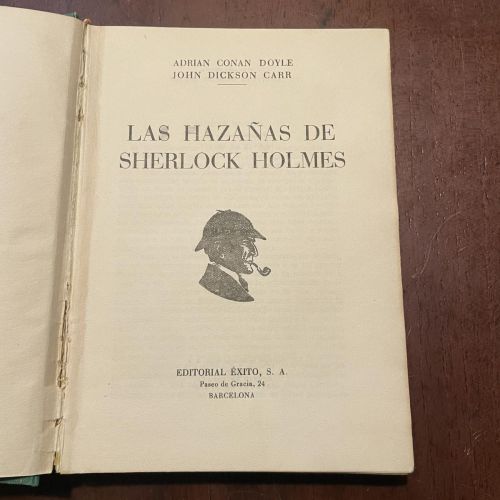 Portada del libro de Las hazañas de Sherlock Holmes