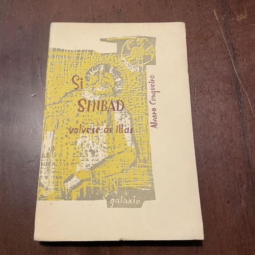 Portada del libro de Si Sinbad volvese ás illas (galego)