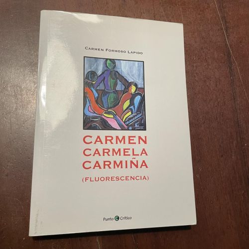 Portada del libro de Carmen Carmela Carmiña (Fluorescencia) 