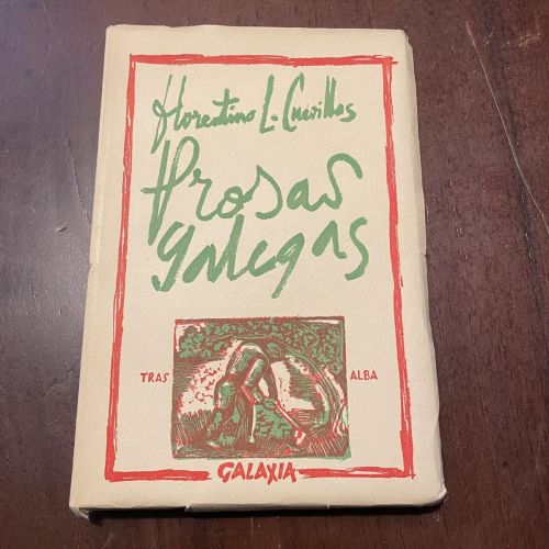 Portada del libro de Prosas galegas (galego)