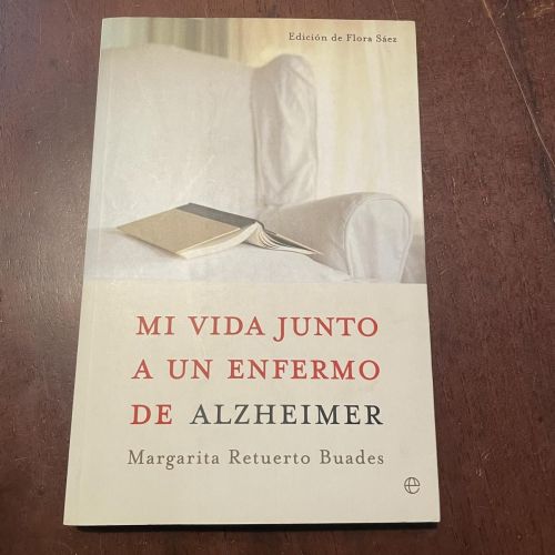 Portada del libro de Mi vida junto a un enfermo de alzheimer