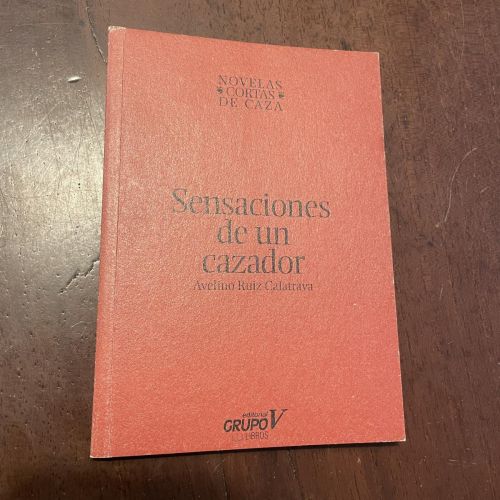 Portada del libro de Sensaciones de un cazador