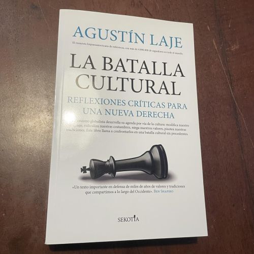 Portada del libro de La batalla cultural