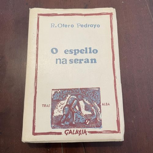 Portada del libro de O espello na seran (galego)