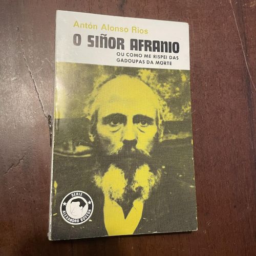 Portada del libro de O siñor Afranio (galego)