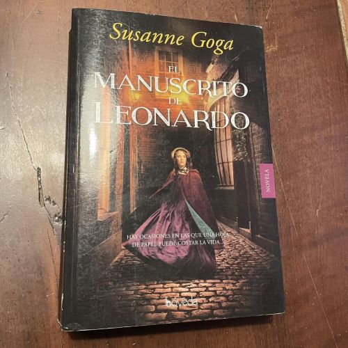Portada del libro de El manuscrito de Leonardo
