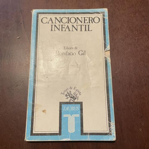 Portada del libro de Cancionero infantil