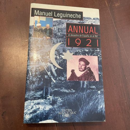 Portada del libro de Annual 1921 El desastre de españa en el Rif