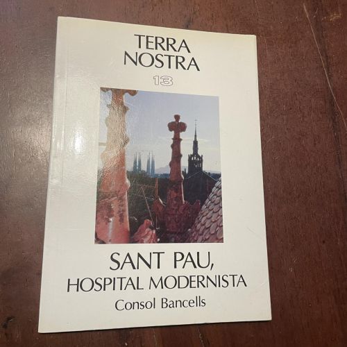 Portada del libro de Sant Pau, hospital modernista