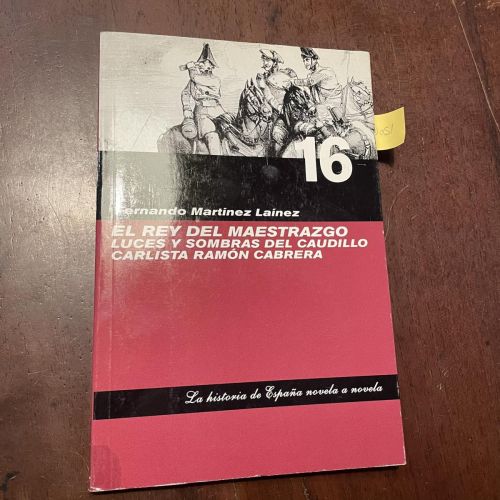 Portada del libro de El rey del maestrazgo