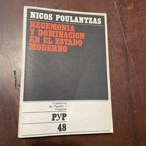 Portada del libro de Hegemonía y dominación en el estado moderno 