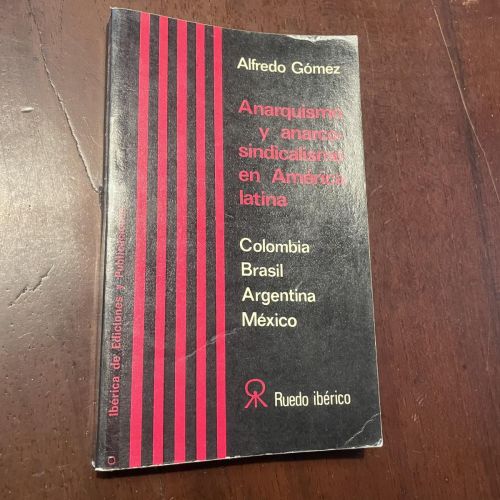 Portada del libro de Anarquismo y anarcosindicalismo en América latina