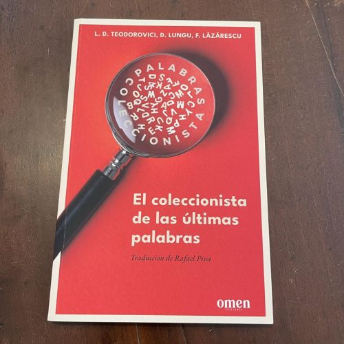 Portada del libro de El coleccionista de las últimas palabras