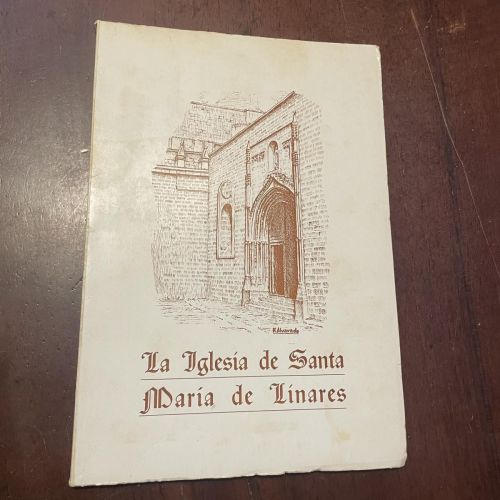 Portada del libro de Historia de la Iglesia de Santa María de Linares