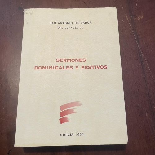 Portada del libro de Sermones dominicales y festivos