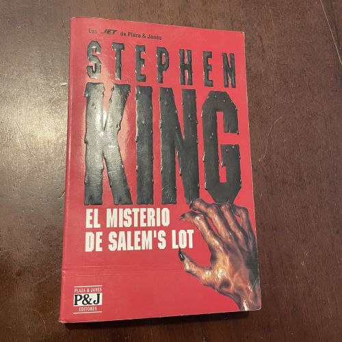 Portada del libro de El misterio de Salem's Lot
