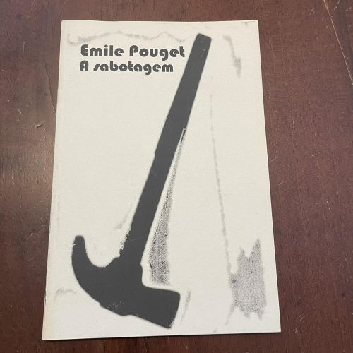 Portada del libro de A sabotagem (portugués)