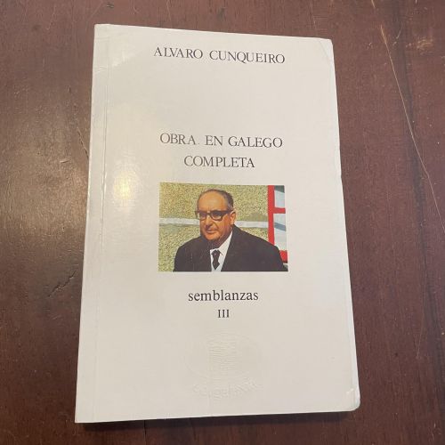 Portada del libro de Semblanzas III (galego)