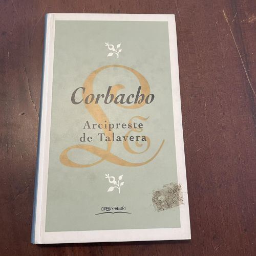 Portada del libro de Corbacho