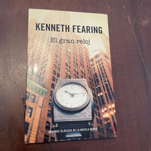 Portada del libro de El gran reloj