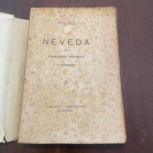 Portada del libro de Néveda (galego)