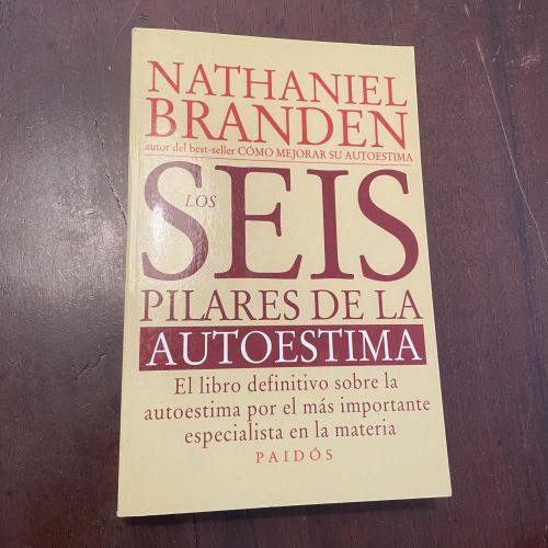 Portada del libro de Los seis pilares de la autoestima