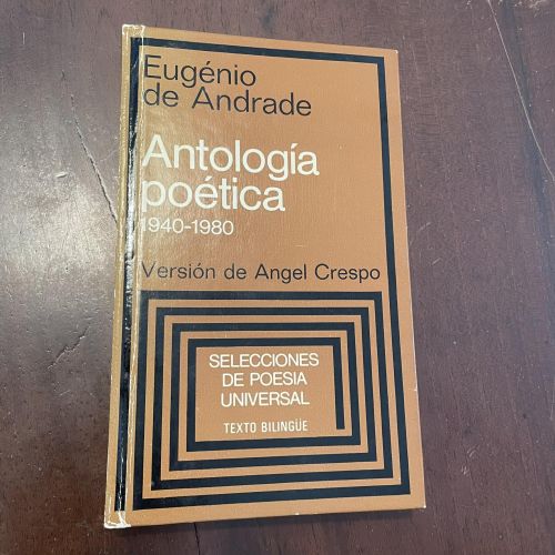 Portada del libro de Antología poética 1940-1980. Texto bilingüe